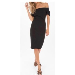 Black Swan -Evalyn Black Cocktail Dress